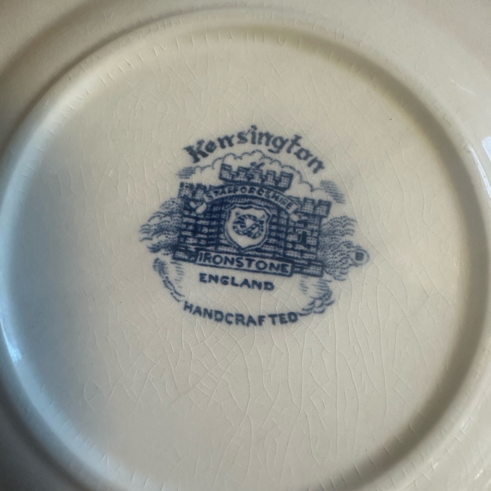 Kensington Staffordshire Ironstone | Floral Saucers - Picture 3 of 5